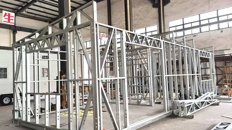 Foldable house Vincent House modular prefab light steel frame house thumbnail 5