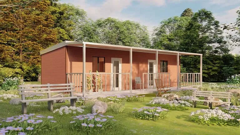 Foldable house Zenith House exterior