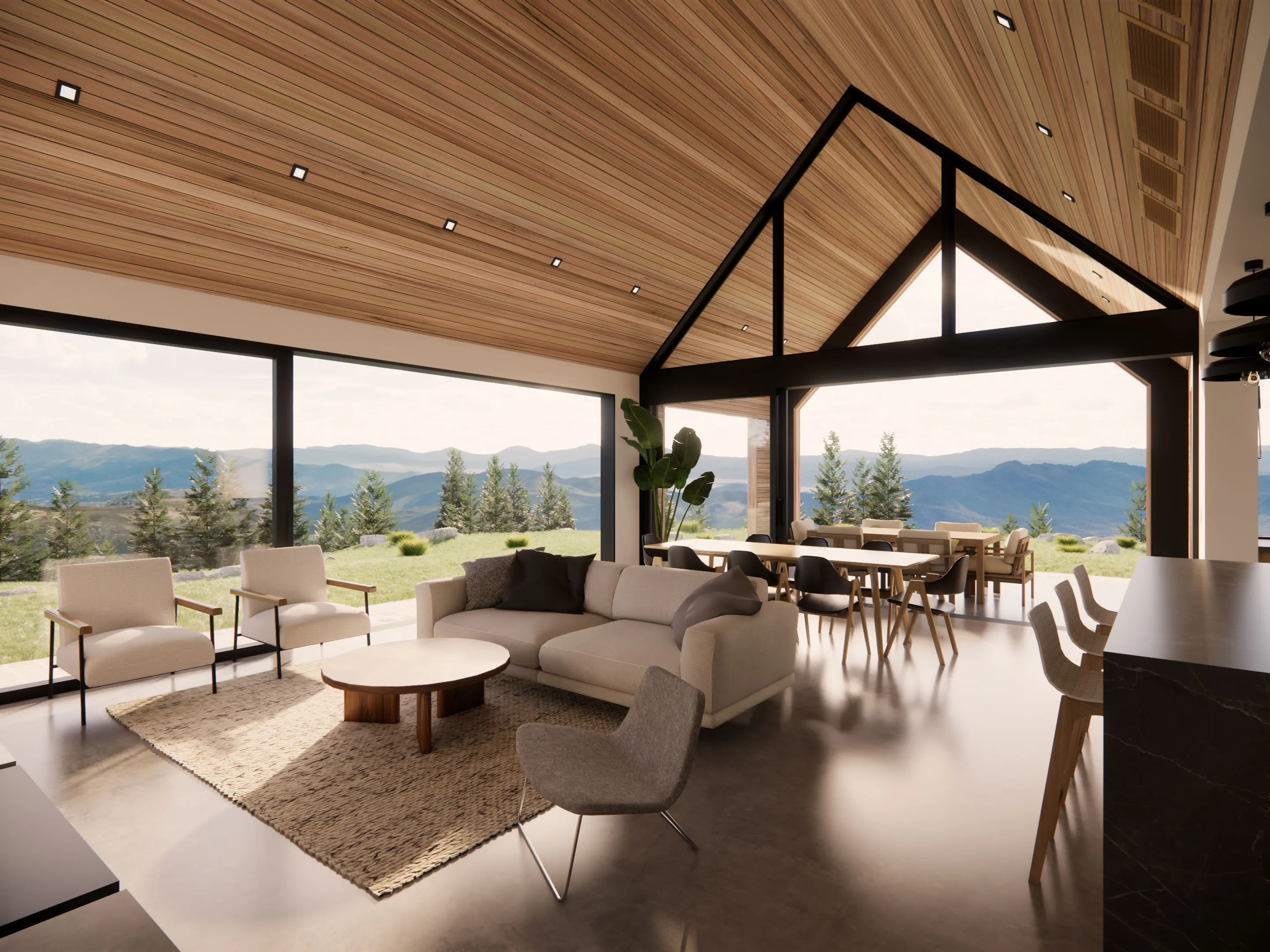 Open Concept Living Room