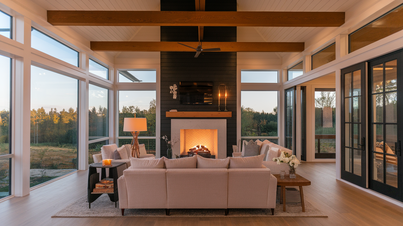 Midnight Cedar Farmhouse view 1
