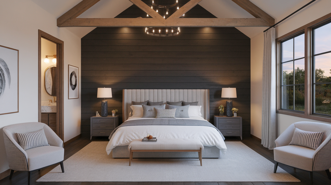 Midnight Cedar Farmhouse view 3