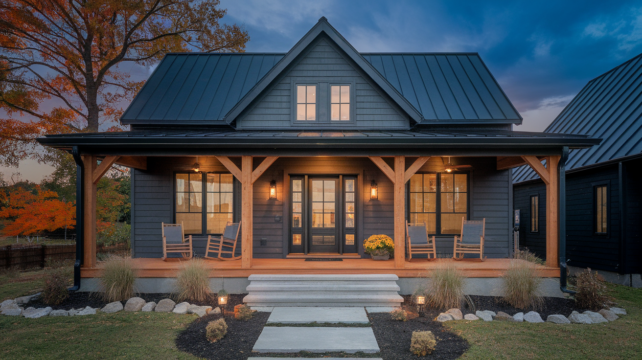 Midnight Cedar Farmhouse