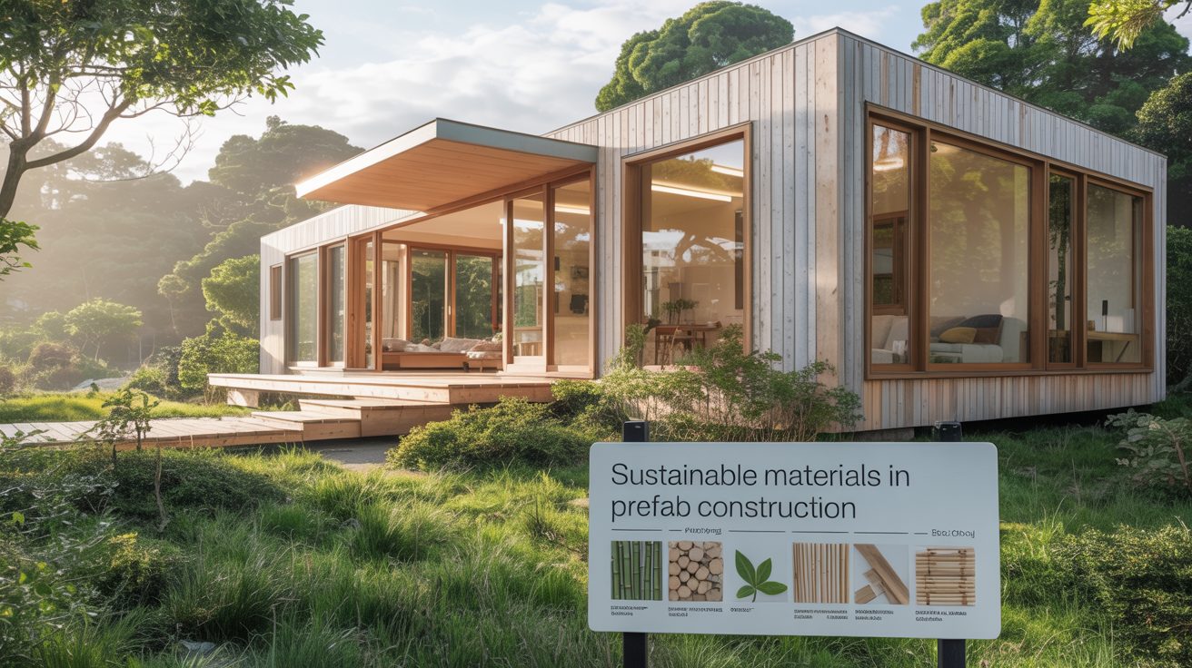 Sustainable building materials staged for a high-performance multi-family project
