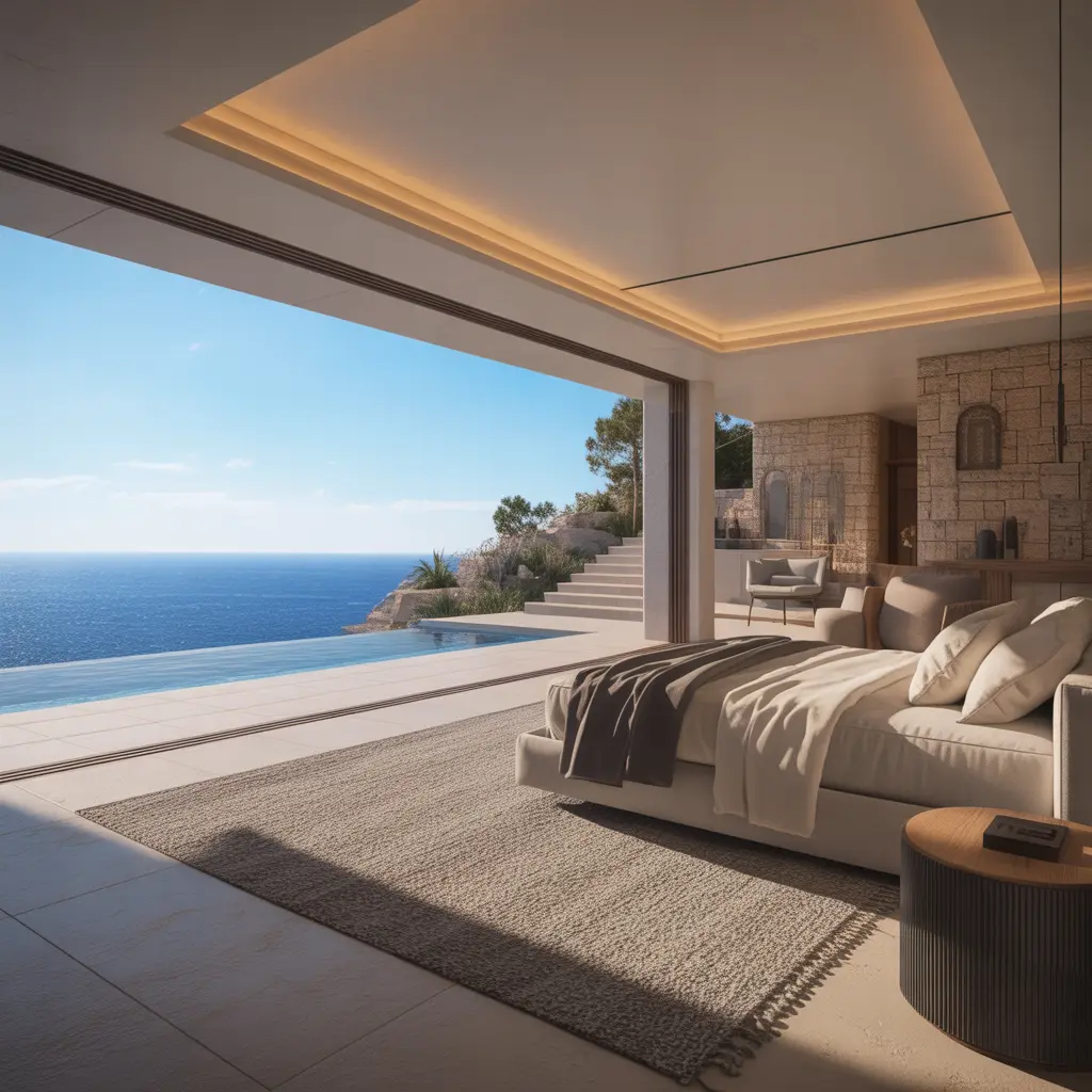 Seaside Infinity Villa view 2