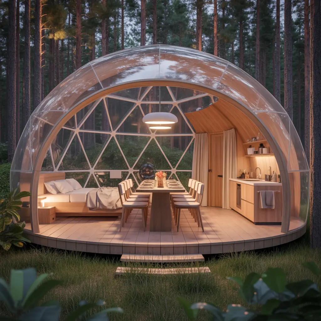 Forest Dome Glamping view 5