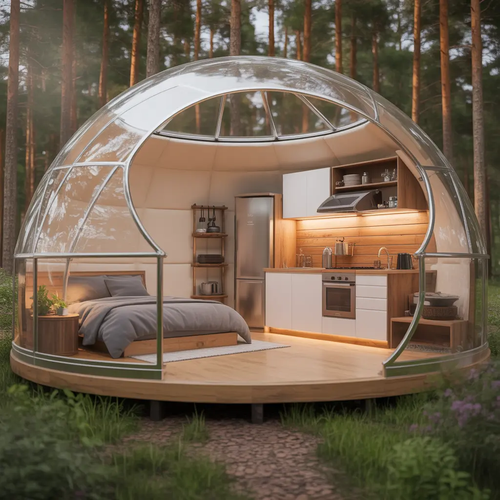 Forest Dome Glamping view 3