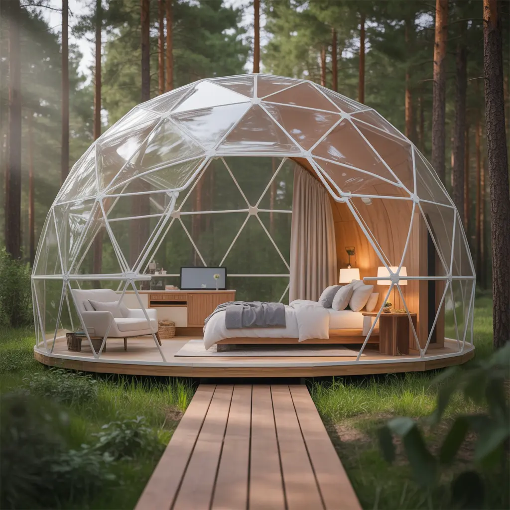 Forest Dome Glamping view 1