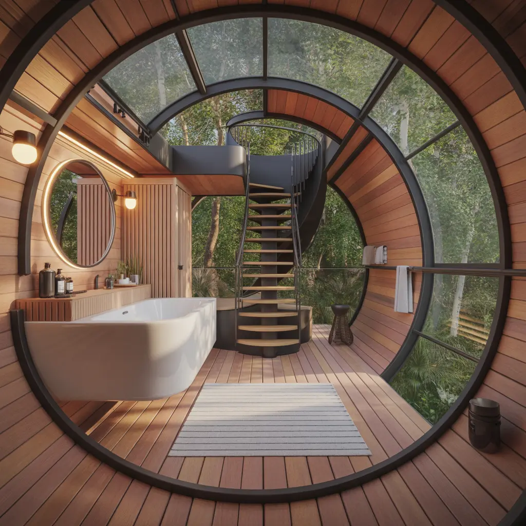 Treehouse Glamping Pod view 4