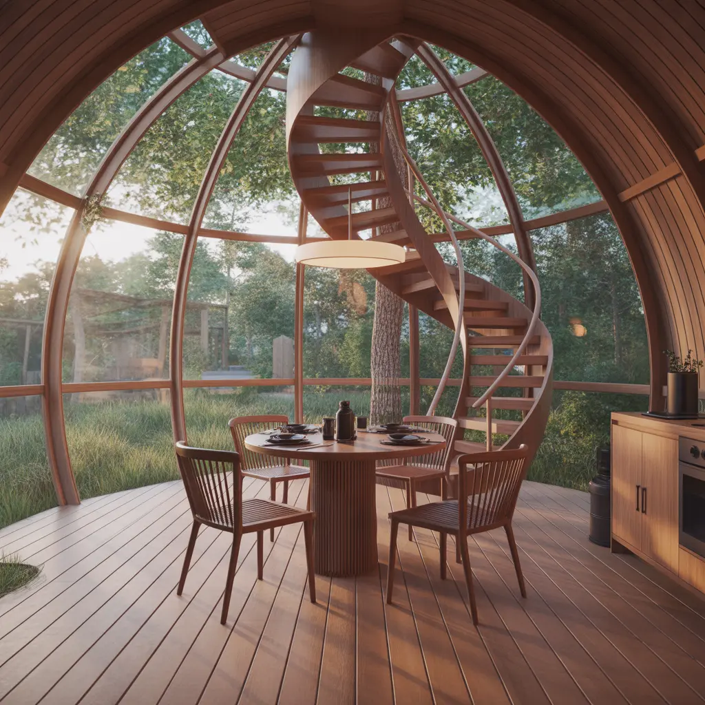 Treehouse Glamping Pod view 5