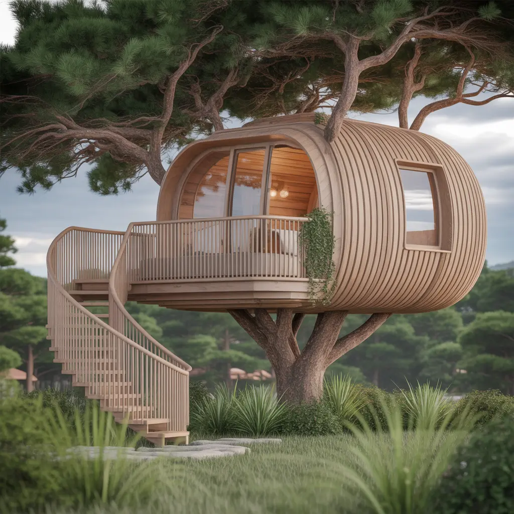 Treehouse Glamping Pod