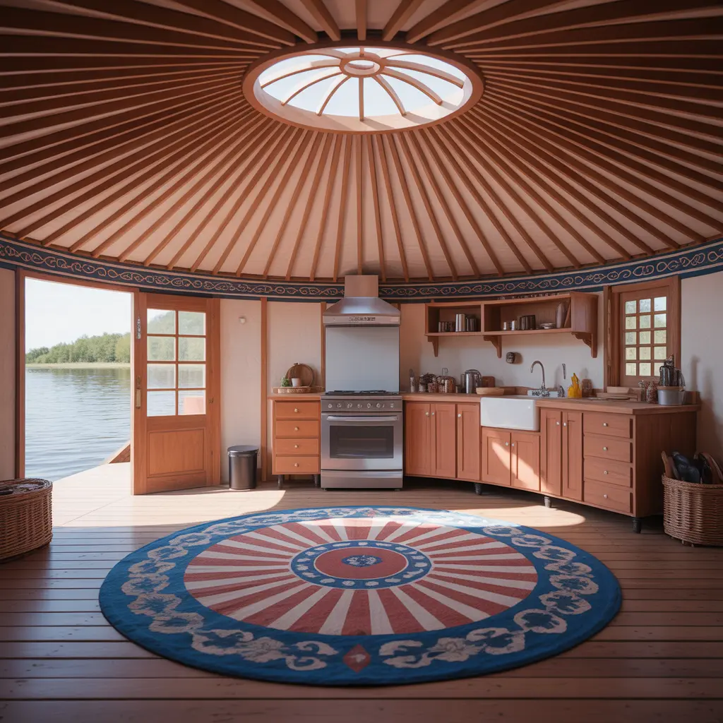 Lakeside Yurt view 3