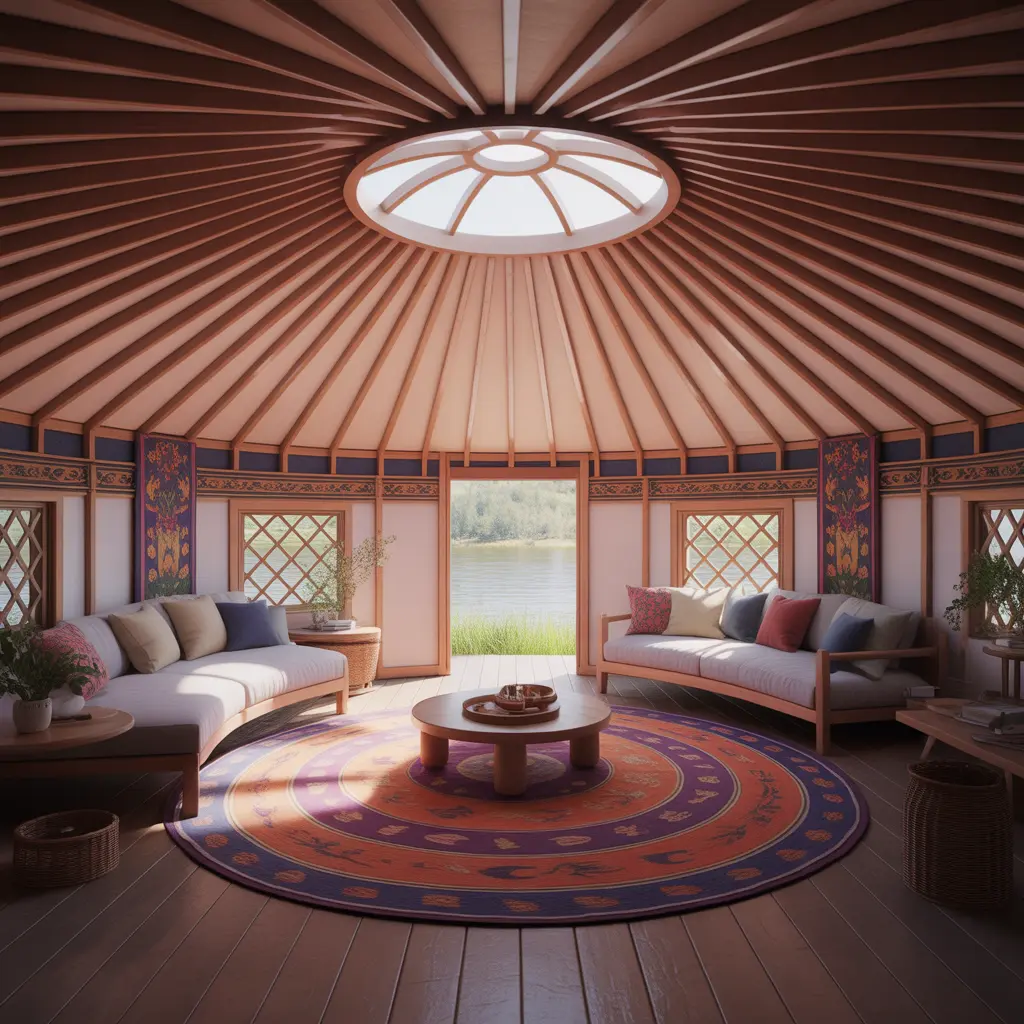 Lakeside Yurt view 1