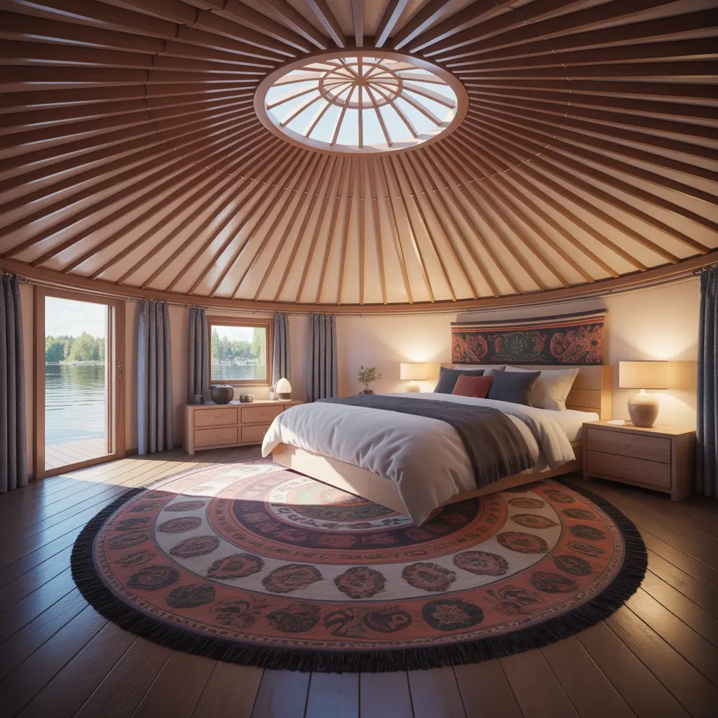 Lakeside Yurt view 2