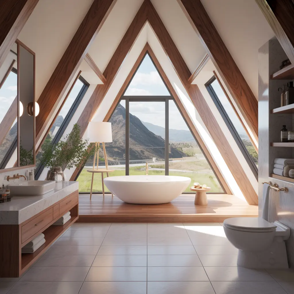Large A-Frame Luxury Home view 4