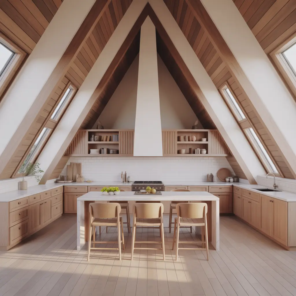 Large A-Frame Luxury Home view 3