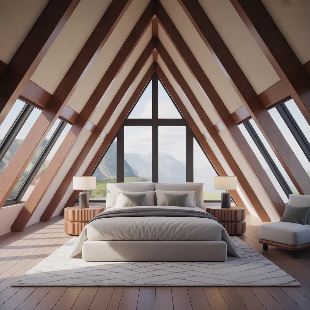 Large A-Frame Luxury Home view 2