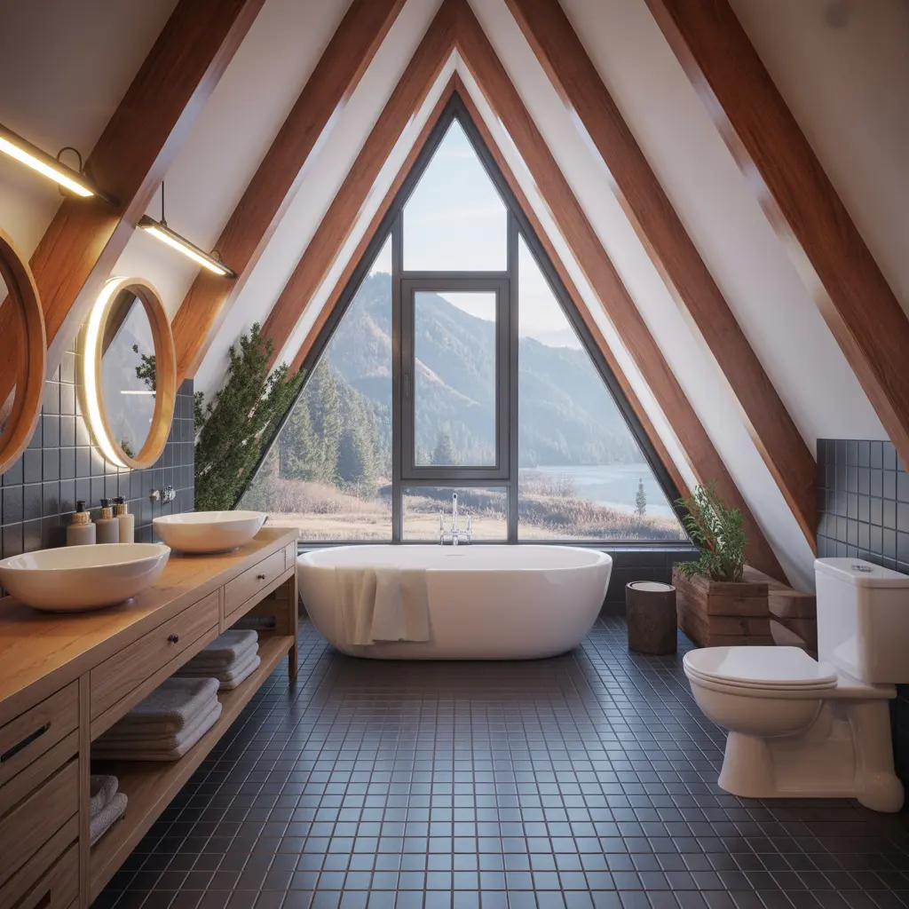 Skyline A-Frame Chalet view 4