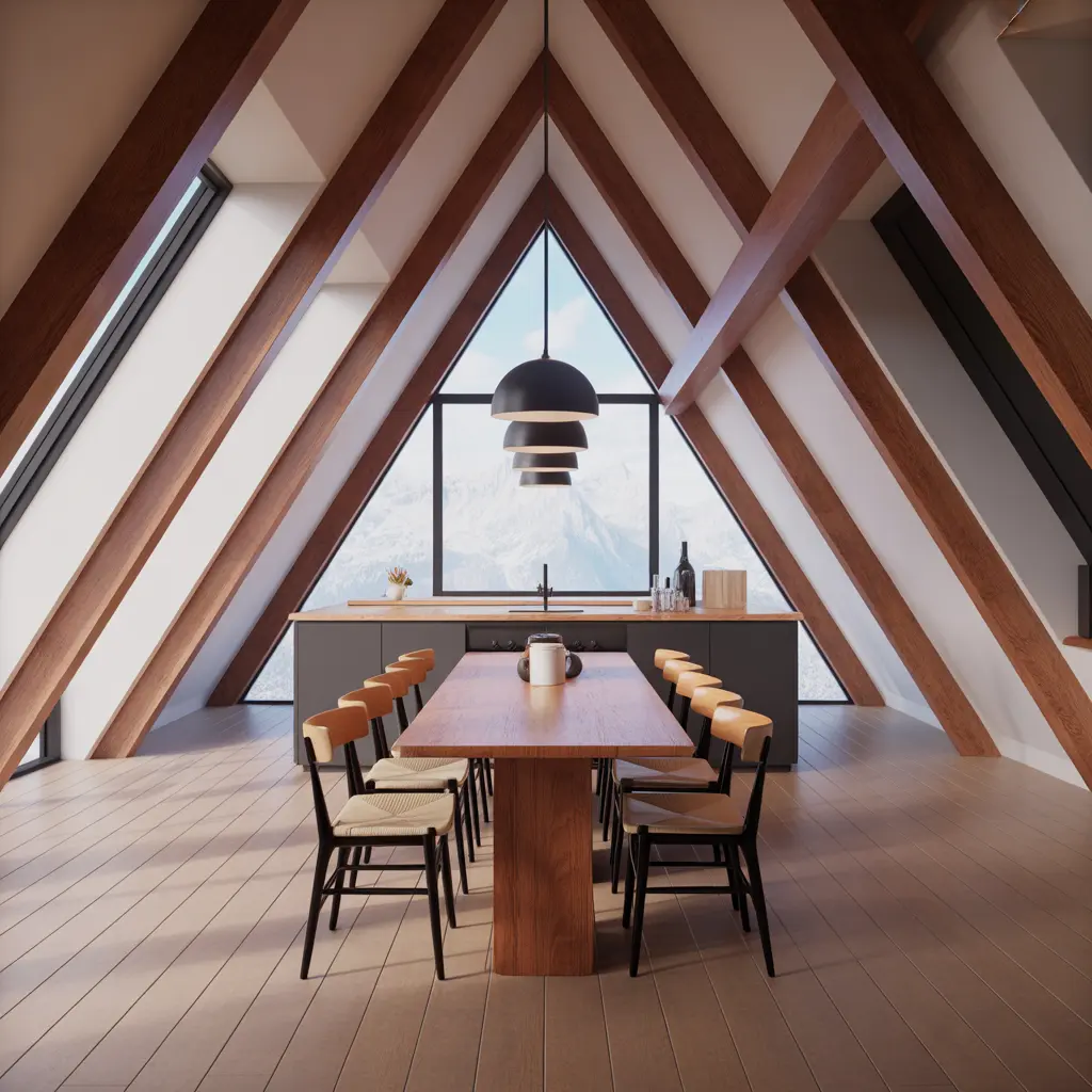 Skyline A-Frame Chalet view 5