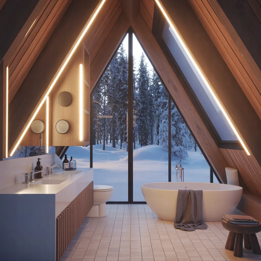 Snowfall A-Frame Lodge view 4