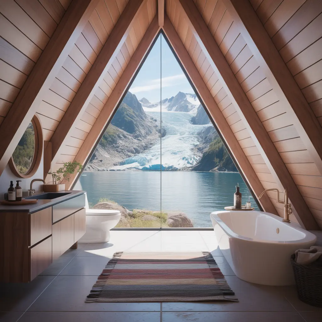 Glacier Edge A-Frame view 4