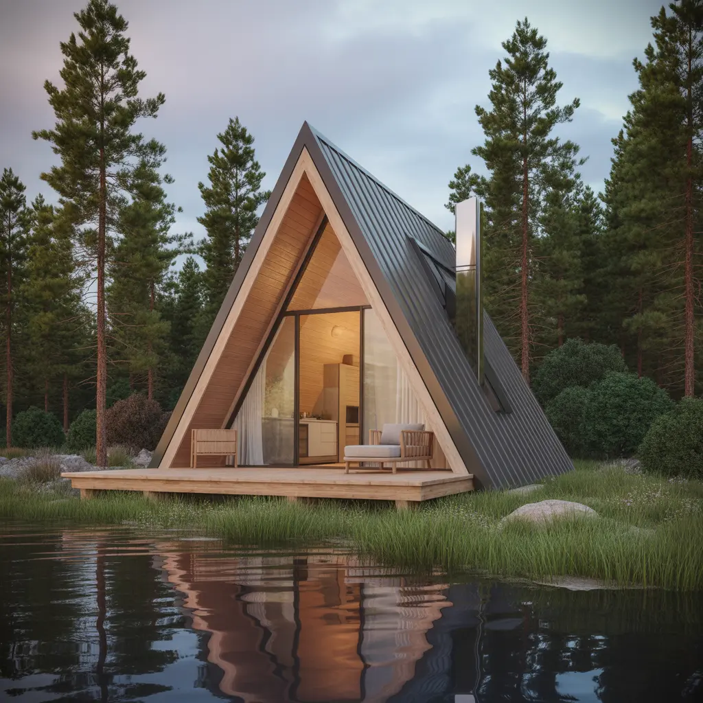 Riverbend A-Frame Cabin