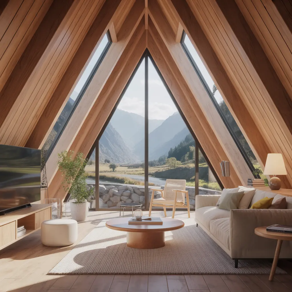 Valley View A-Frame view 1