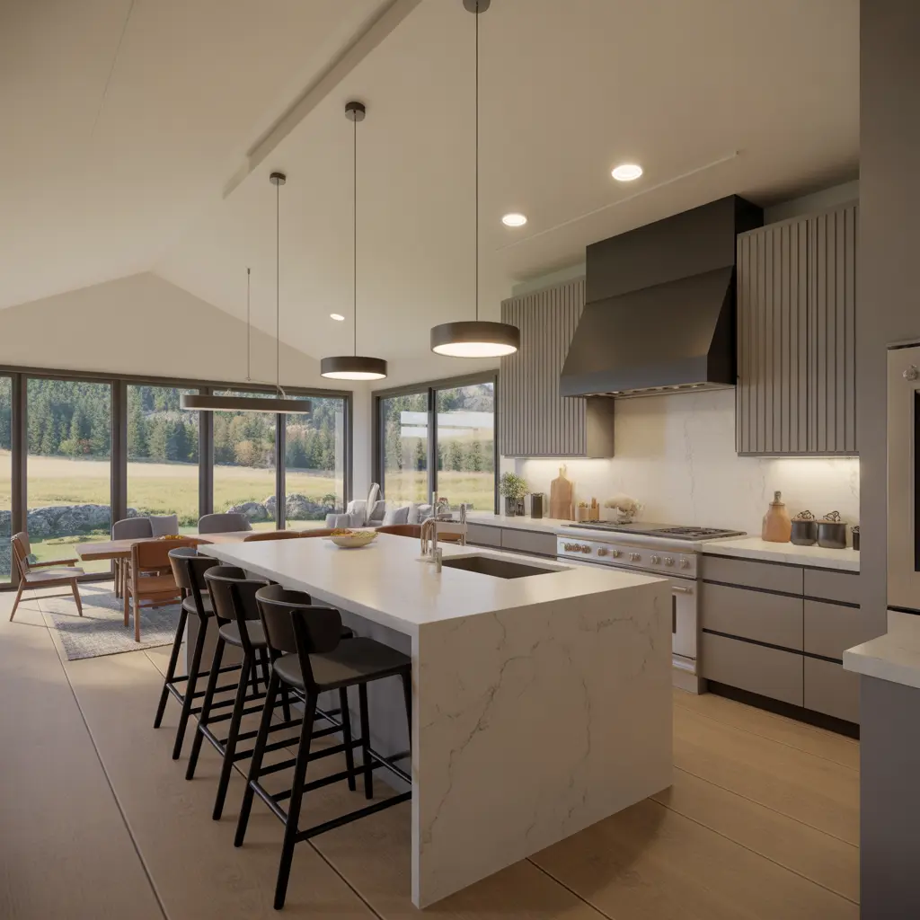 Modern Meadow Lodge view 3