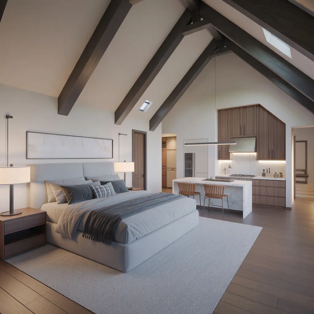 Modern Meadow Lodge view 2